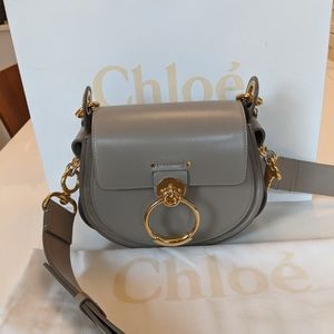 Chloe Small Tess bag in Motty Grey